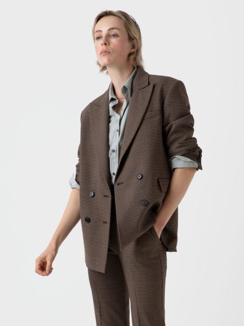 Sunspel Edie Campbell Double Breasted Blazer
