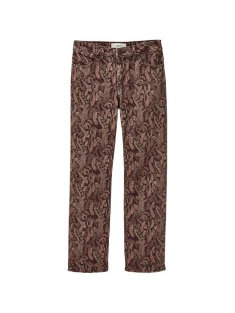 ba&sh Tooty paisley-pattern jeans
