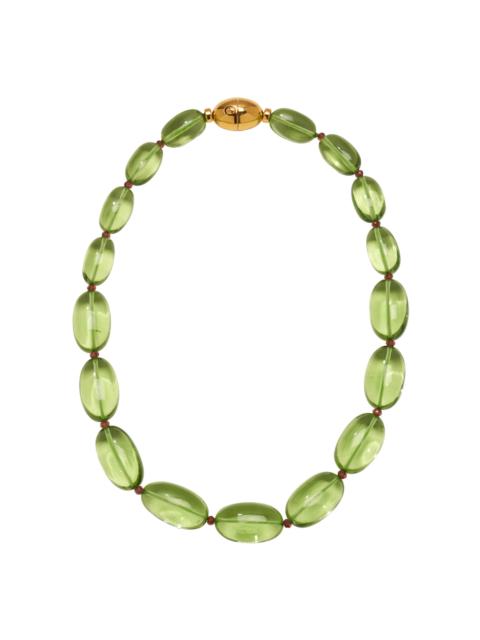 LIZZIE FORTUNATO Verdant Necklace In Grove green