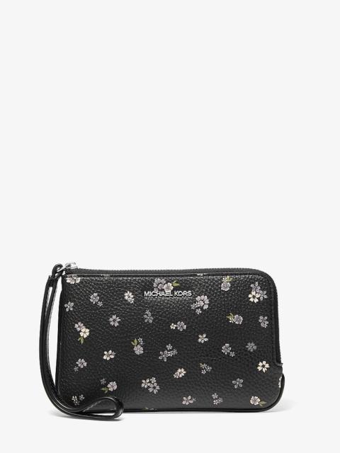 MICHAEL KORS Jet Set Travel Small Floral Printed Wristlet