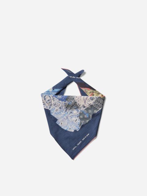 Kapital Fastcolor Selvedge Bandana (Bandanna Boro) Navy