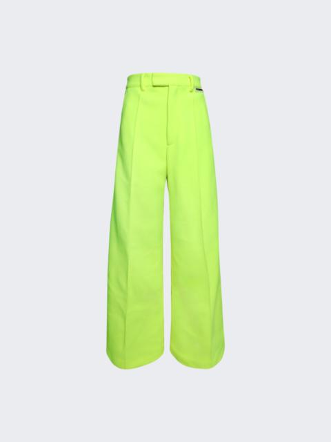 Fleece Tailored Pants Flurorescent Yellow