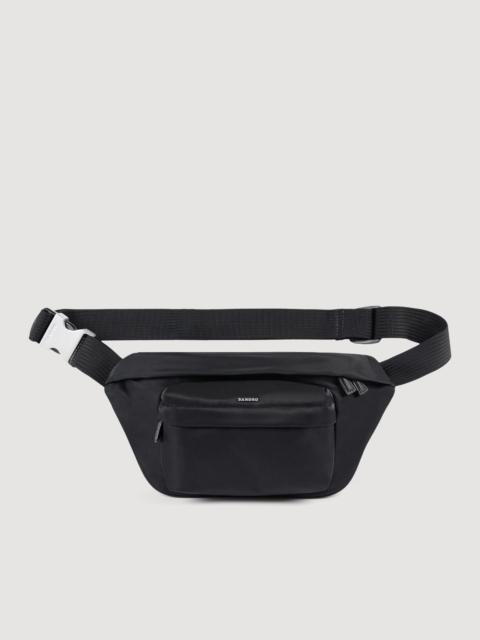 Sandro TECHNICAL FABRIC SHOULDER BAG