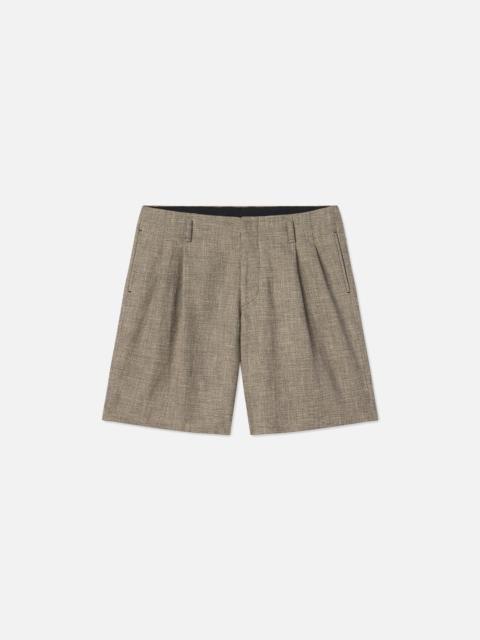 John Elliott LINEN DOUBLE PLEATED SHORTS