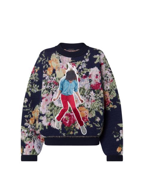 Louis Vuitton David Sims Flower Jacquard Sweater