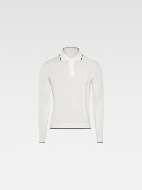 The Tricot long-sleeve polo shirt