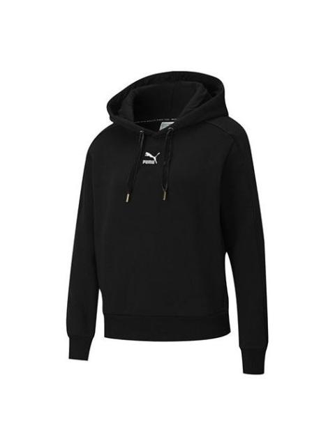 PUMA (WMNS) PUMA Classic Oversized Hoodie 'Black' 530378-01