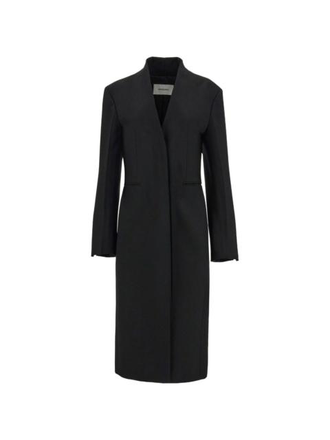 FERRAGAMO single-breasted virgin-wool coat