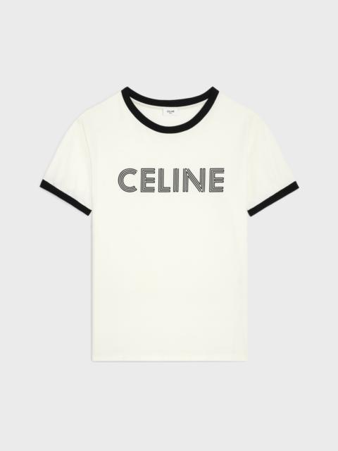 CELINE celine loose T-shirt in cotton jersey