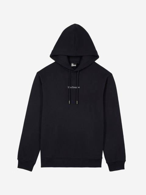 The Kooples HOODED SWEATSHIRT WITH NAVY LOGO