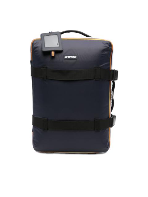 K-WAY striped wheeled trolley