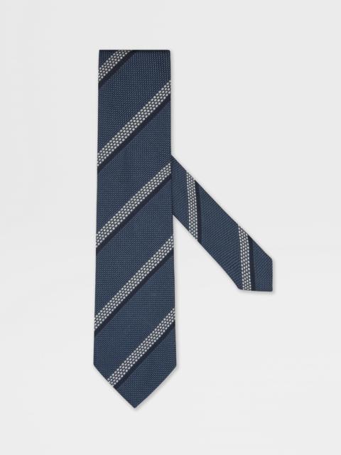 ZEGNA LIGHT BLUE SILK TIE