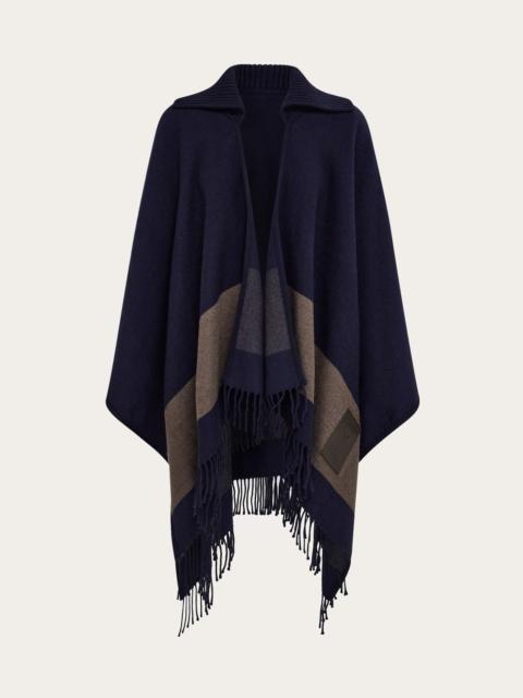 FERRAGAMO Fringed cape