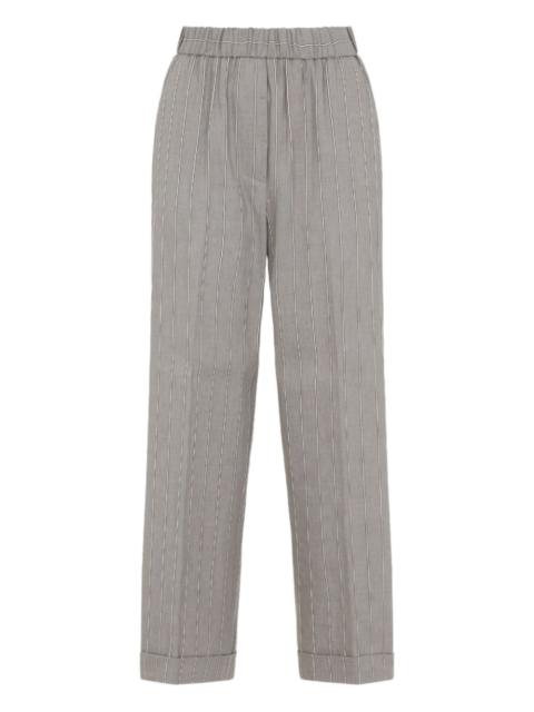 PESERICO elastic-waist trousers