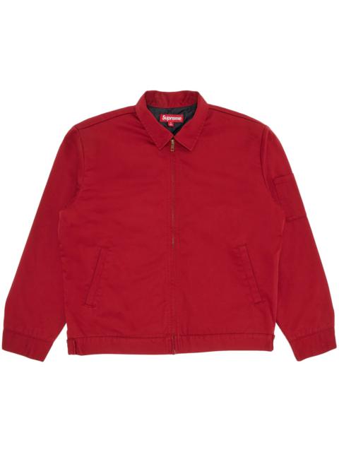 Supreme Supreme H.R. Giger Embroidered Work Jacket 'Red'