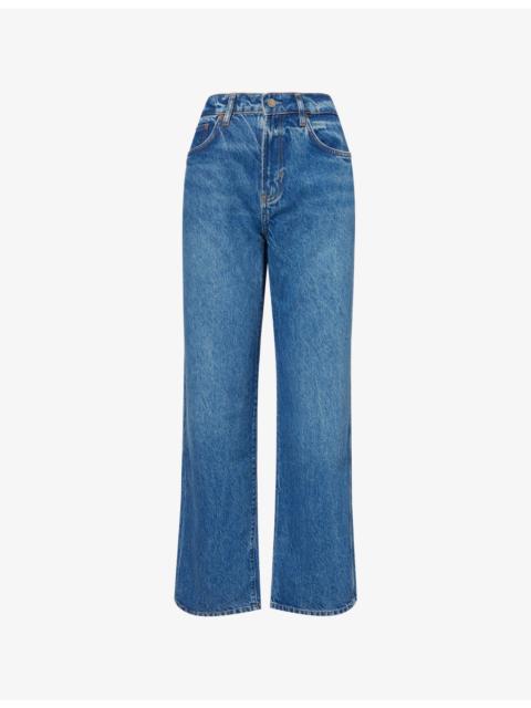 Reformation Val 90s Straight-Leg Denim Jeans