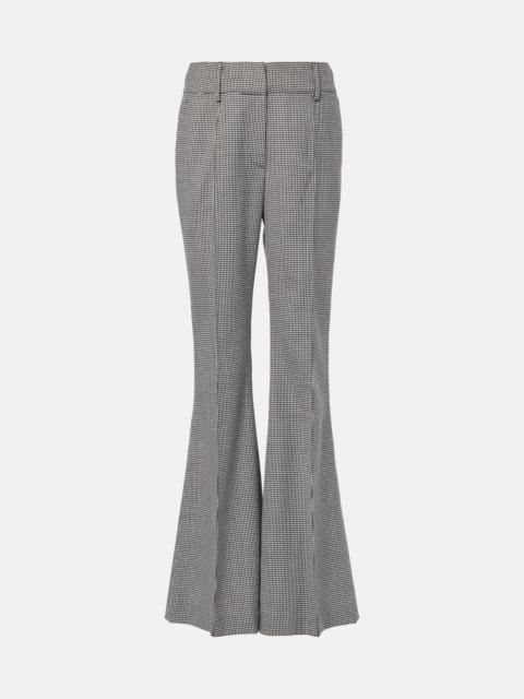 GABRIELA HEARST Rhein houndstooth wool flared pants
