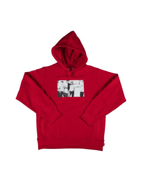 Supreme Classic Ad Hooded Sweatshirt 'Red'