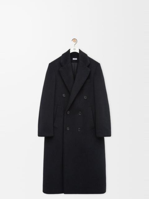 Loewe Double-breasted coat in wool blend