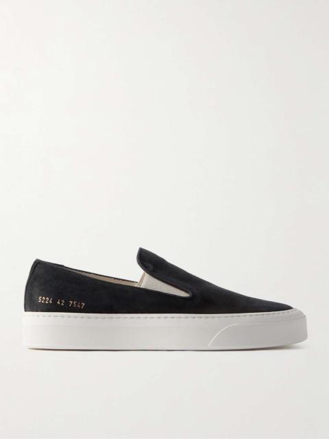 Suede Slip-On Sneakers