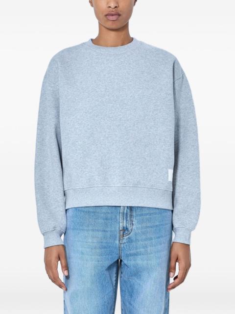 RÓHE crew neck ribbed-trim sweatshirt