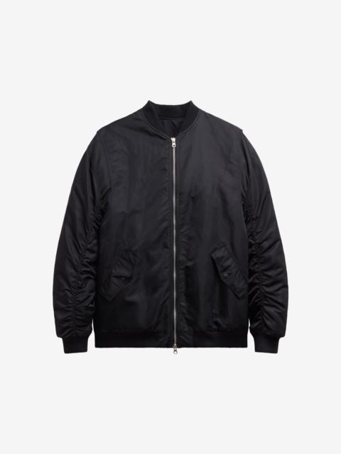The Frankie Shop Stellan Faux Shearling Oversized Bomber Jacket - Black