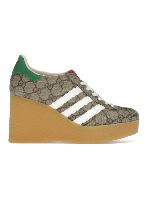 adidas adidas x Gucci Gazelle Wedge Beige GG Monogram (Women's)