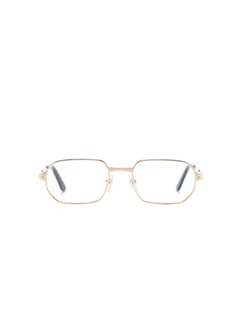 Cartier square-frame metallic glasses