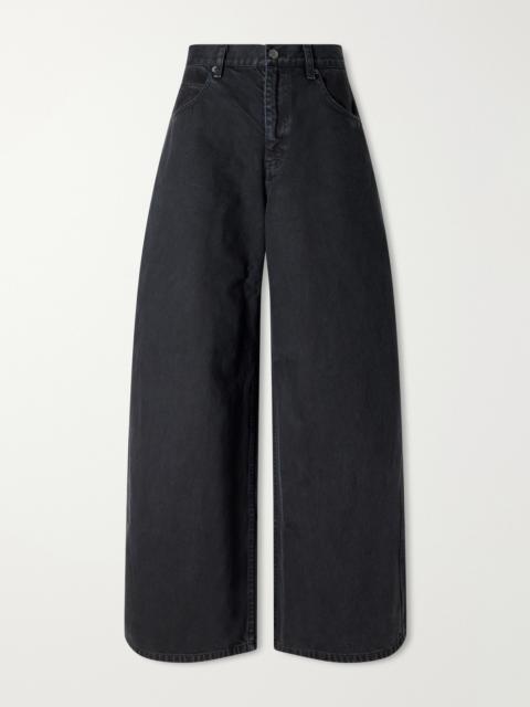 NILI LOTAN Terese Mid-rise Wide-leg Jeans
