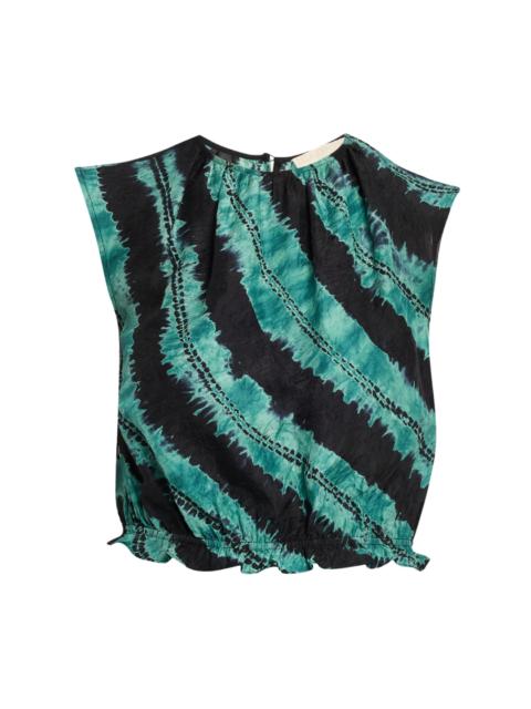 ULLA JOHNSON Kaia Shibori Dyed Top