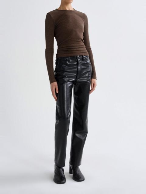 AGOLDE LANA JEAN (RECYCLED LEATHER) IN DETOX