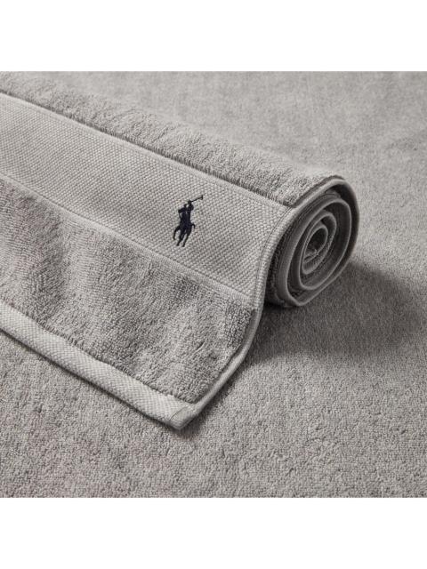 Ralph Lauren Polo Player Cotton Bath Mat - Andover Heather