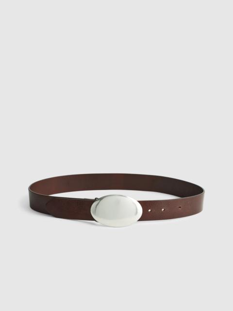 Madewell Oval Plaque-Buckle Belt