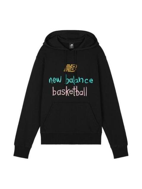 New Balance Swish Hoodie 'Black Aqua Pink' MT03614-BM