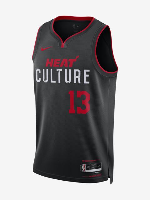 Nike Bam Adebayo Miami Heat City Edition 2023/24 Nike Men's Dri-FIT NBA Swingman Jersey