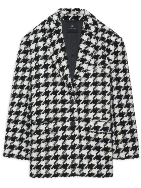 ANINE BING Quinn houndstooth blazer
