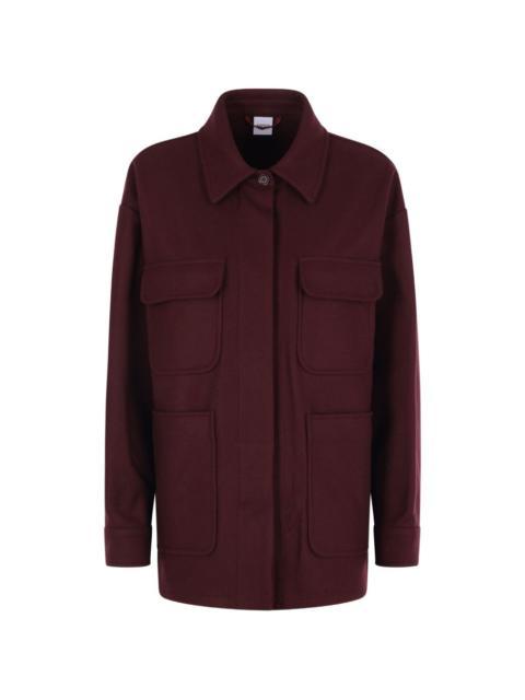 Aspesi buttoned-cuff rounded-hem jacket