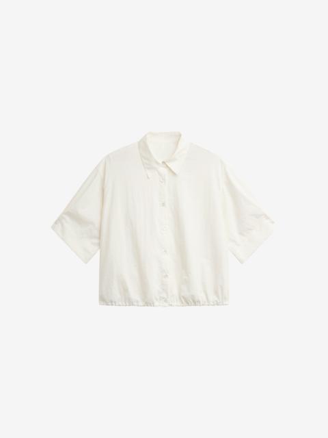 The Frankie Shop Comporta Drawstring Shirt - Cream