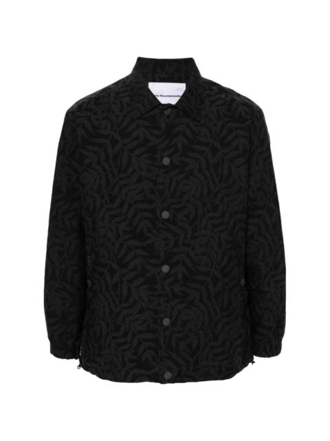 White Mountaineering jacquard cotton blend shirt jacket
