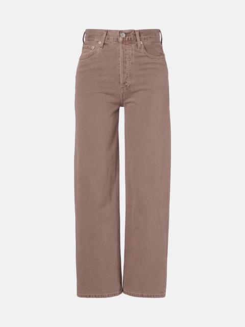 AGOLDE High-rise wide-leg jeans