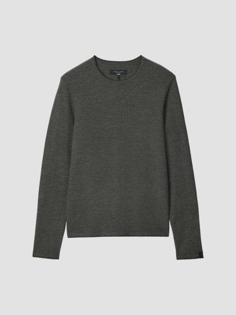 rag & bone Men's Brooks Merino Wool Crewneck Sweater - Army