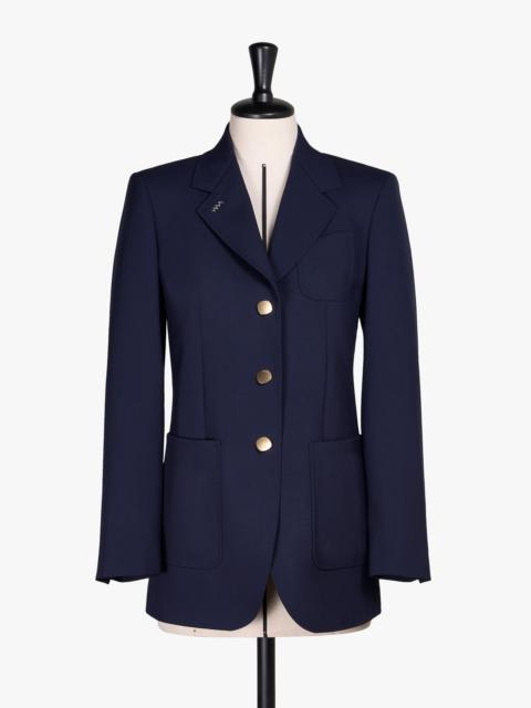 Max Mara FARAONE Wool and mohair canvas blazer
