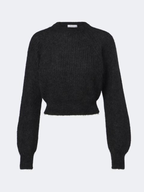 Max Mara Cropped mohair and wool-blend sweater