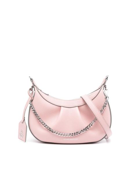 Stuart Weitzman Stellar Crescent leather shoulder bag