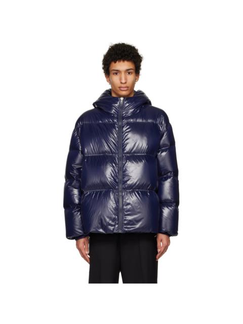 FILIPPA K Navy Hooded Down Jacket