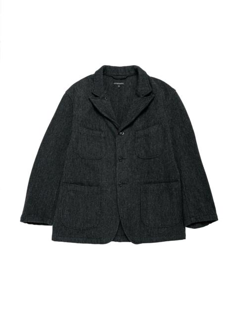 Engineered Garments Bedford Jacket Charcoal Wool Poly Heavy Tweed