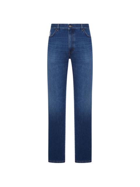 ZEGNA patch straight jeans