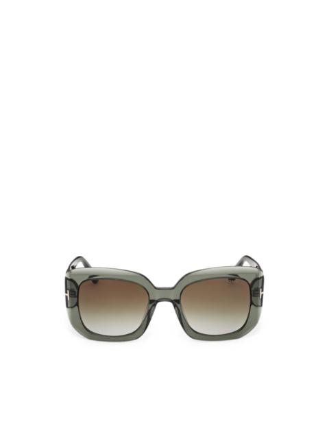 TOM FORD Carla square-frame sunglasses
