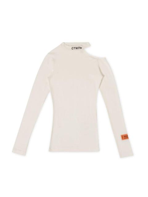 Heron Preston cut-shoulder crewneck top