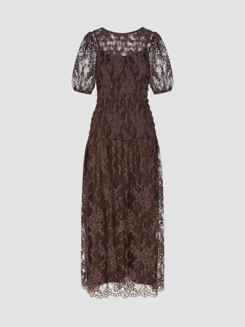 Hill House Home Women's The Short Sleeve Dalia Nap Dress - Chocolate